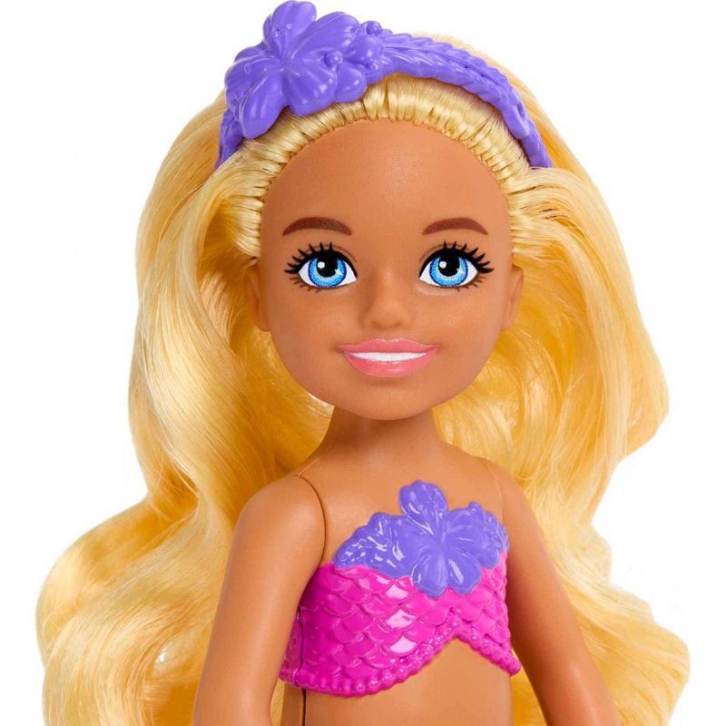 slide 3 of 6, Barbie Chelsea Mermaid Blonde Hair, 1 ct