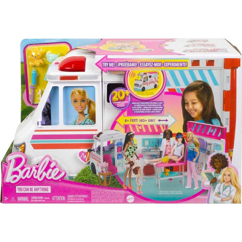 slide 6 of 6, Barbie Transforming Ambulance and Clinic Playset (Target Exclusive), 1 ct