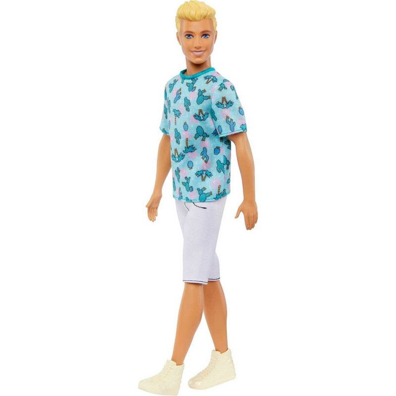 slide 6 of 6, Barbie Ken Fashionistas Doll #211 with Blond Hair and Cactus Tee, 1 ct