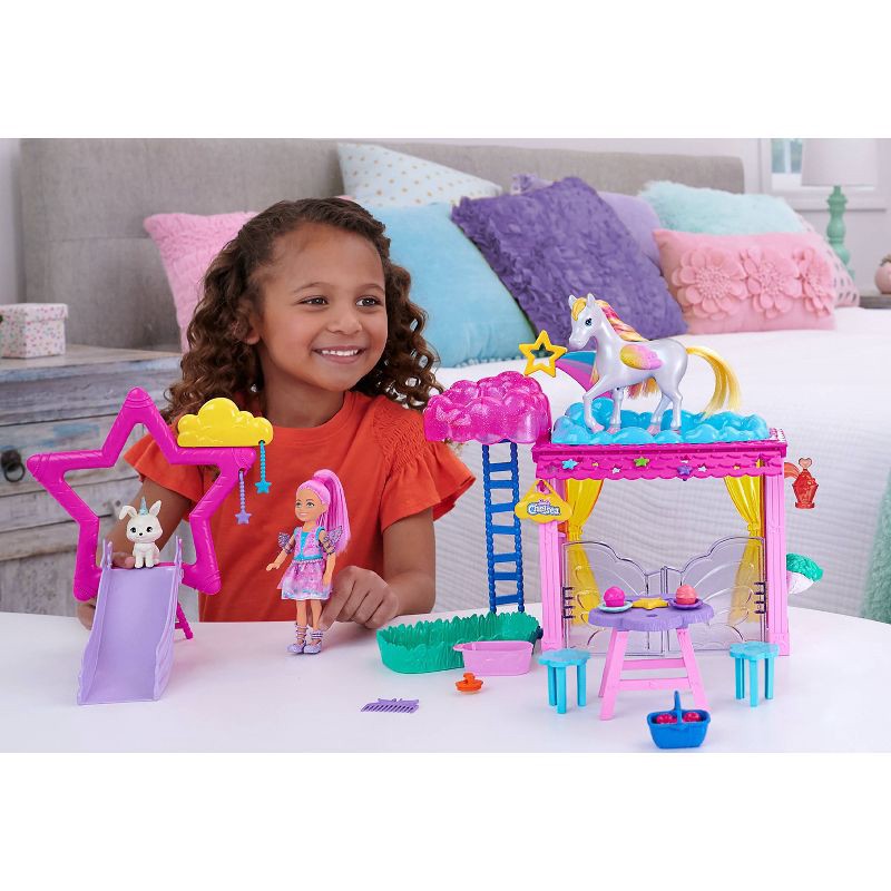 slide 2 of 6, Barbie A Touch of Magic Chelsea Doll Playset with Baby Pegasus, 1 ct
