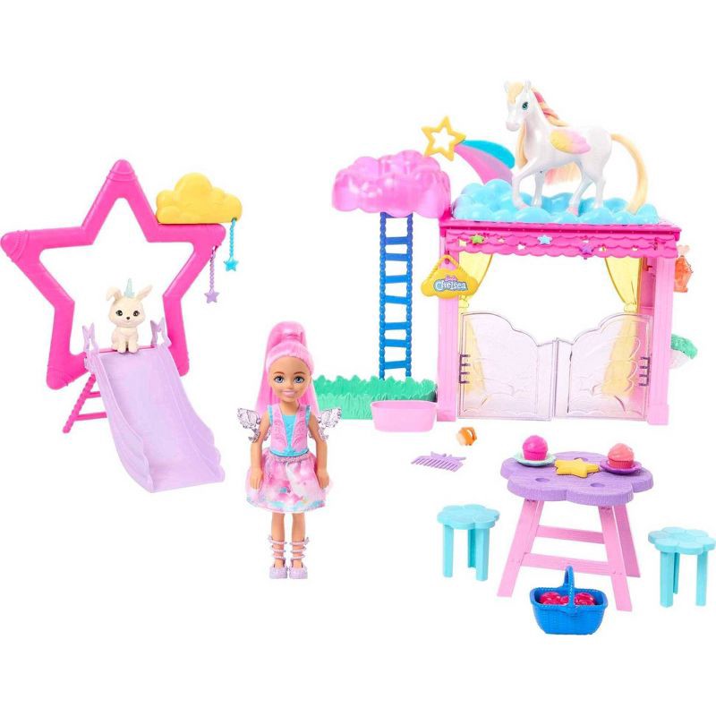 slide 1 of 6, Barbie A Touch of Magic Chelsea Doll Playset with Baby Pegasus, 1 ct