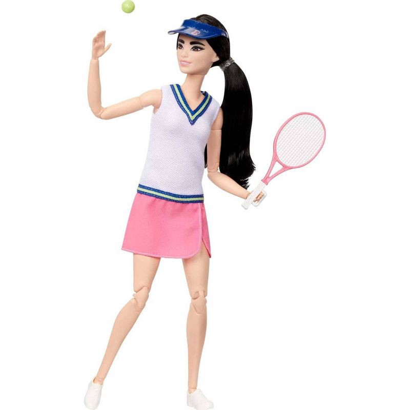 slide 6 of 6, Barbie Career Tennis Player Doll with Racket and Ball, 1 ct