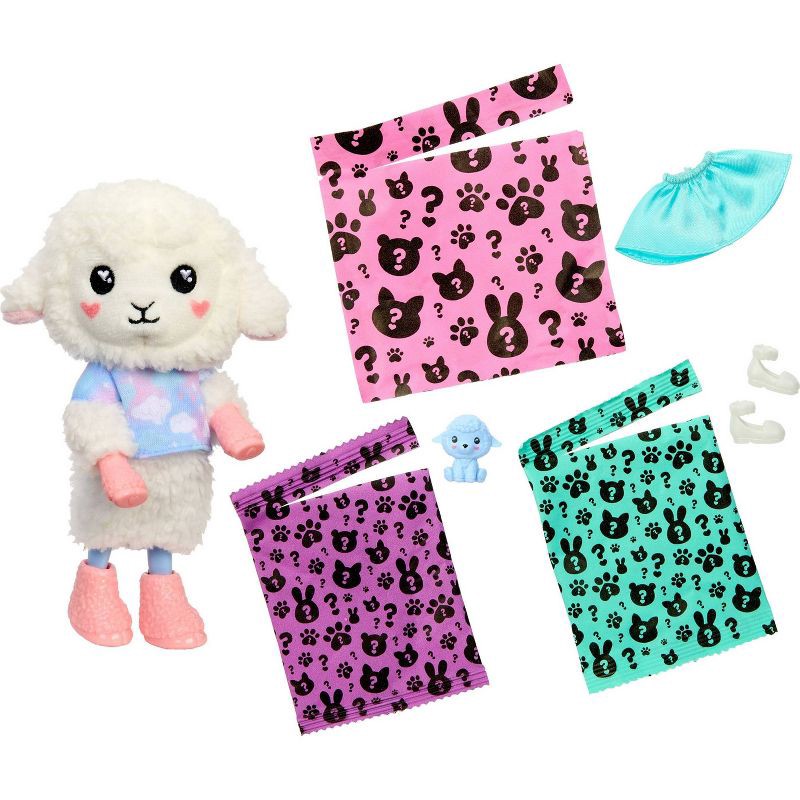 slide 5 of 6, Barbie Chelsea Cutie Reveal Cozy Cute Tees Series Lamb Doll, 1 ct