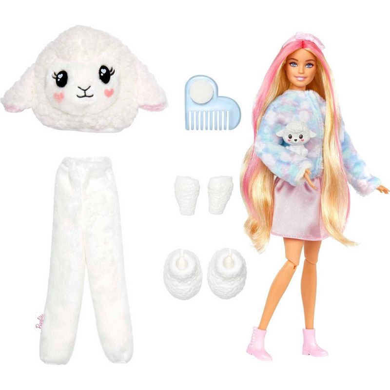 Barbie Cutie Reveal Cozy Cute Tees Series Lamb Doll Ct Shipt