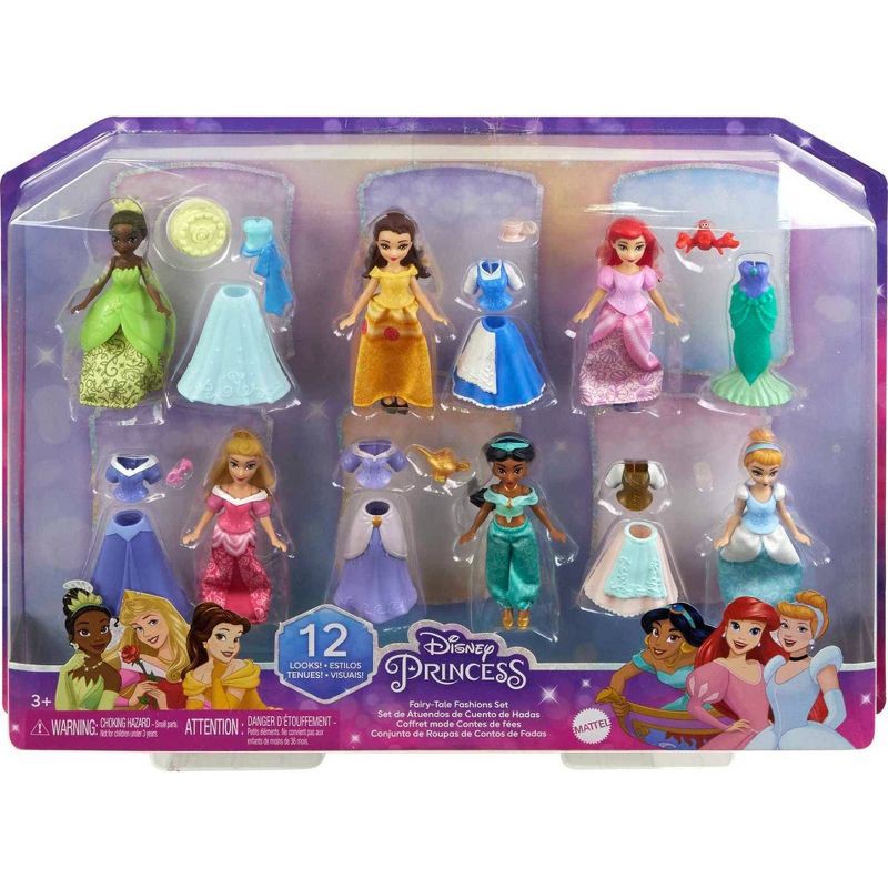 slide 6 of 6, Disney Princess Fairy-Tale Dolls and Fashions Set (Target Exclusive), 1 ct