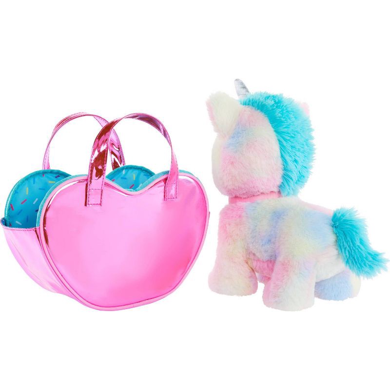 slide 5 of 6, Barbie Chef Pet Adventure Stuffed Animal, Unicorn Toys, Plush with Purse and 5 Accessories, 1 ct