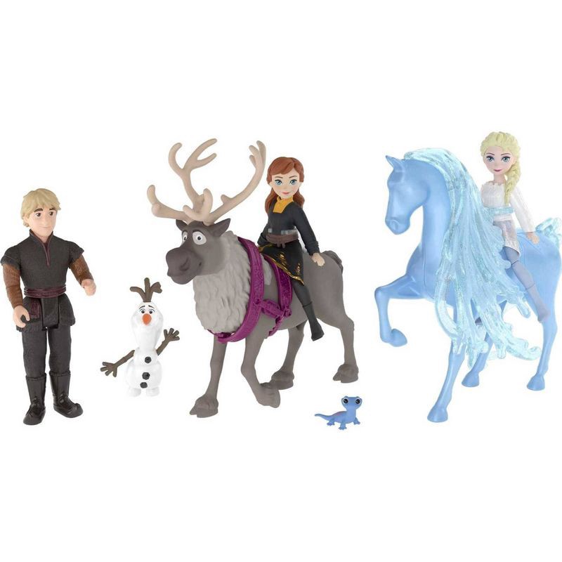 slide 1 of 6, Disney Frozen Fashions & Friends Set with 3 Dolls, 4 Friend Figures and 4 Fashions (Target Exclusive), 1 ct