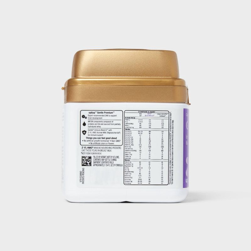 slide 6 of 8, Gentle Premium Powder Infant Formula - 21.5oz - up&up™, 21.5 oz