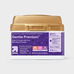 Gentle Premium Powder Infant Formula - 21.5oz - up&up™: Gluten-Free, Non-GMO, Lactose Sensitivity, Unflavored
