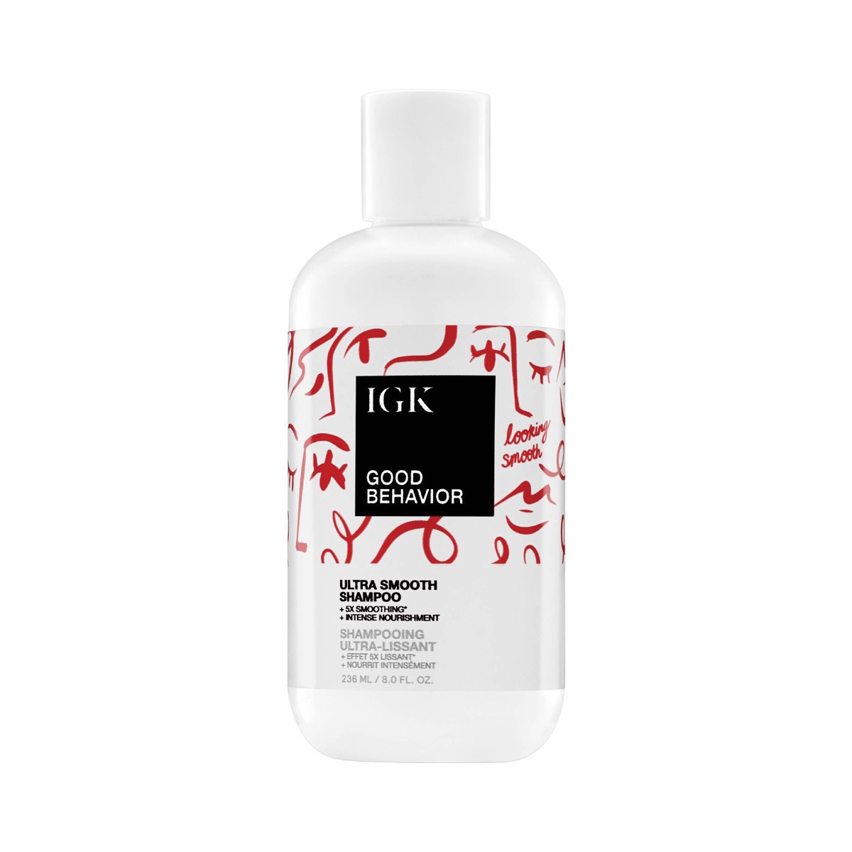 slide 1 of 6, IGK Good Behavior Ultra Smoothing Shampoo - 8 fl oz - Ulta Beauty, 8 fl oz