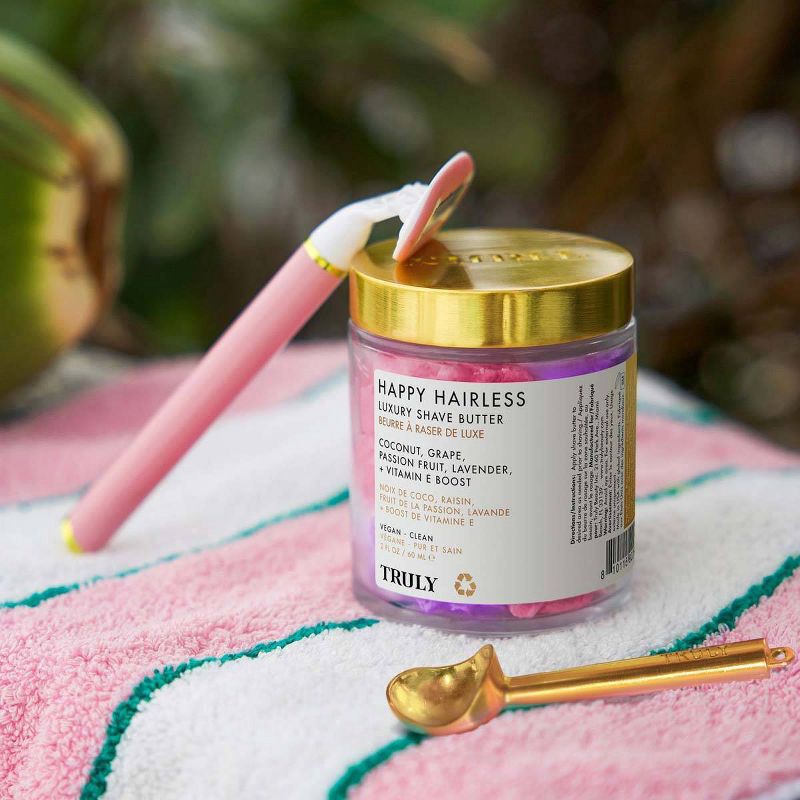 slide 3 of 5, TRULY Happy Hairless Shave Body Wash - 1.3 fl oz - Ulta Beauty, 1.3 fl oz