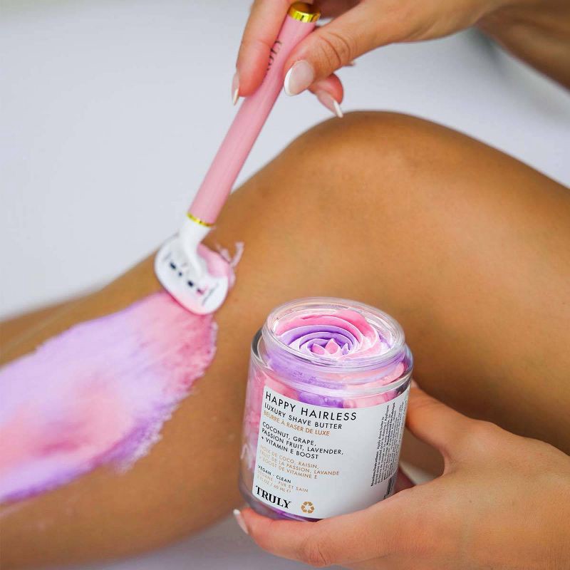 slide 4 of 5, TRULY Happy Hairless Shave Body Wash - 1.3 fl oz - Ulta Beauty, 1.3 fl oz