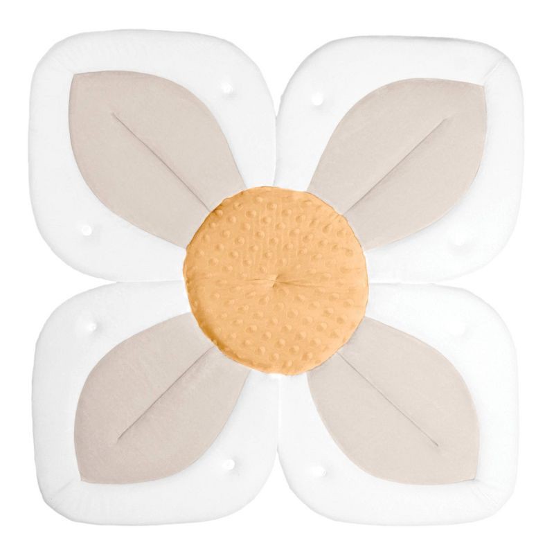 slide 2 of 6, Blooming Bath Lotus Baby Bath - Cream/Honey with Snaps, 1 ct