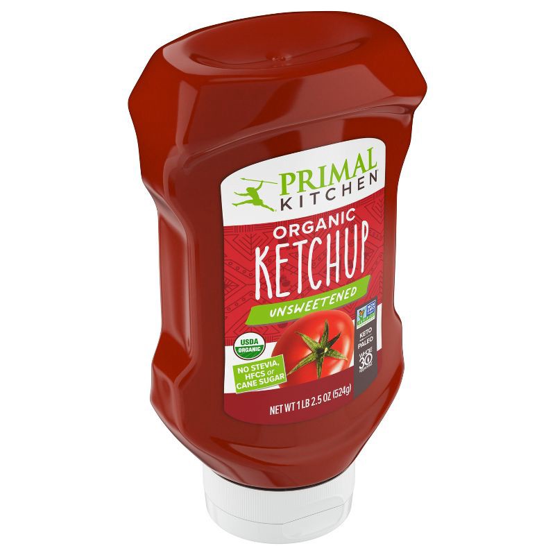 slide 4 of 8, Primal Kitchen Squeeze Unsweetened Organic Ketchup - 18.5oz, 18.5 oz