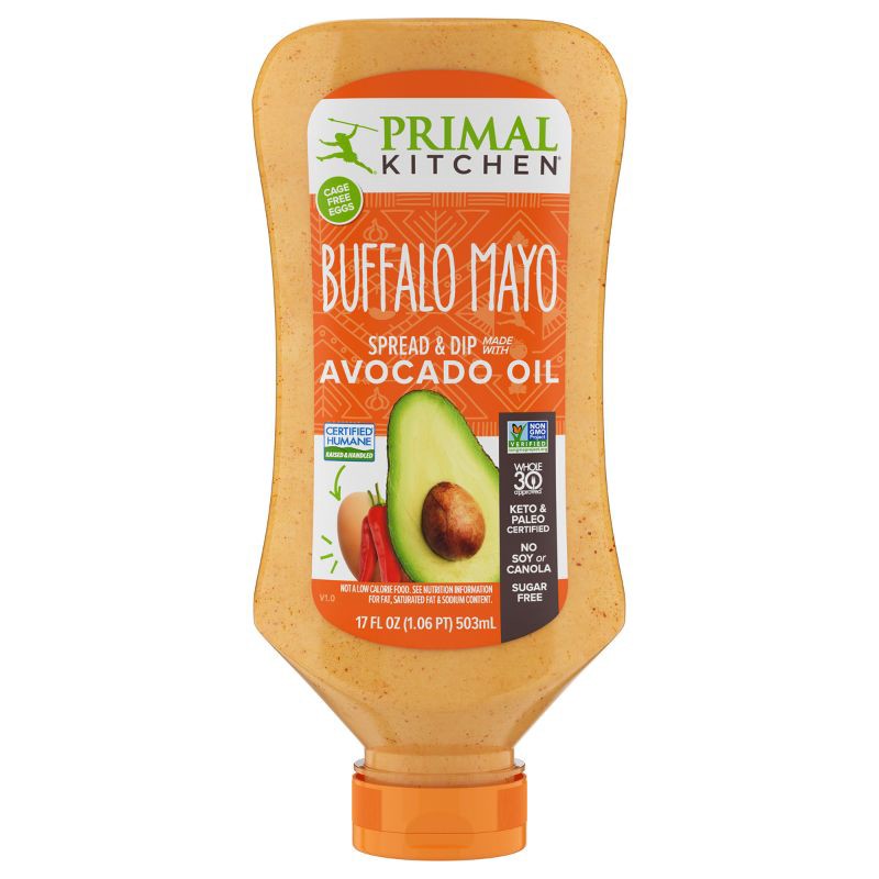 slide 2 of 7, Primal Kitchen Squeeze Buffalo Mayo with Avocado Oil - 17 fl oz, 17 fl oz