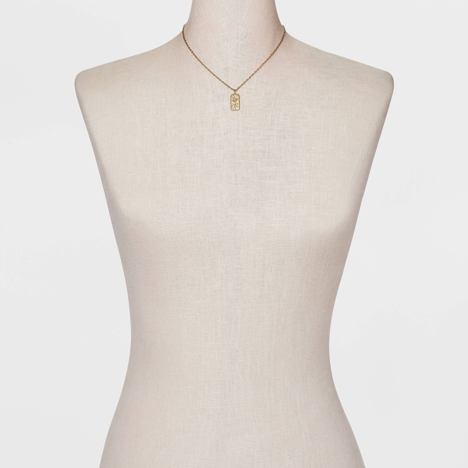 slide 2 of 5, Gold Dipped Freshwater Pearl Daisy Flower Pendant Necklace - A New Day Gold, 1 ct