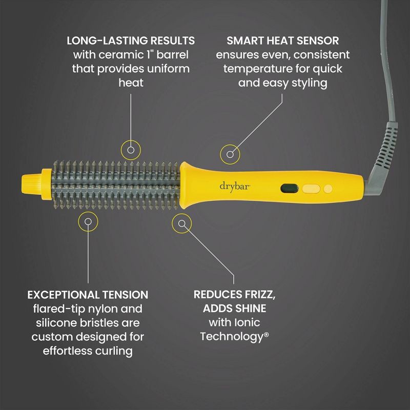 slide 4 of 11, Drybar The Curl Party Heated Curling Round Brush - Ulta Beauty, 1 ct