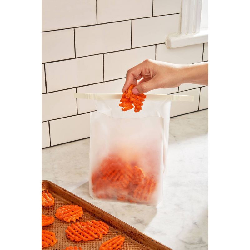 slide 2 of 8, W&P Design Reusable Roll Top Freezer Bag - 50oz, 50 oz