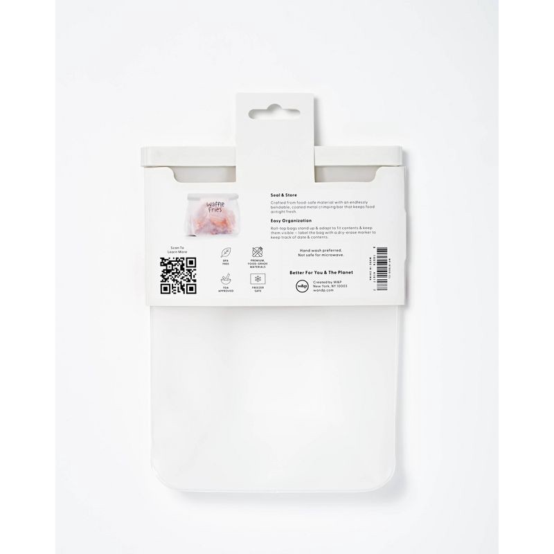 slide 8 of 8, W&P Design Reusable Roll Top Freezer Bag - 50oz, 50 oz