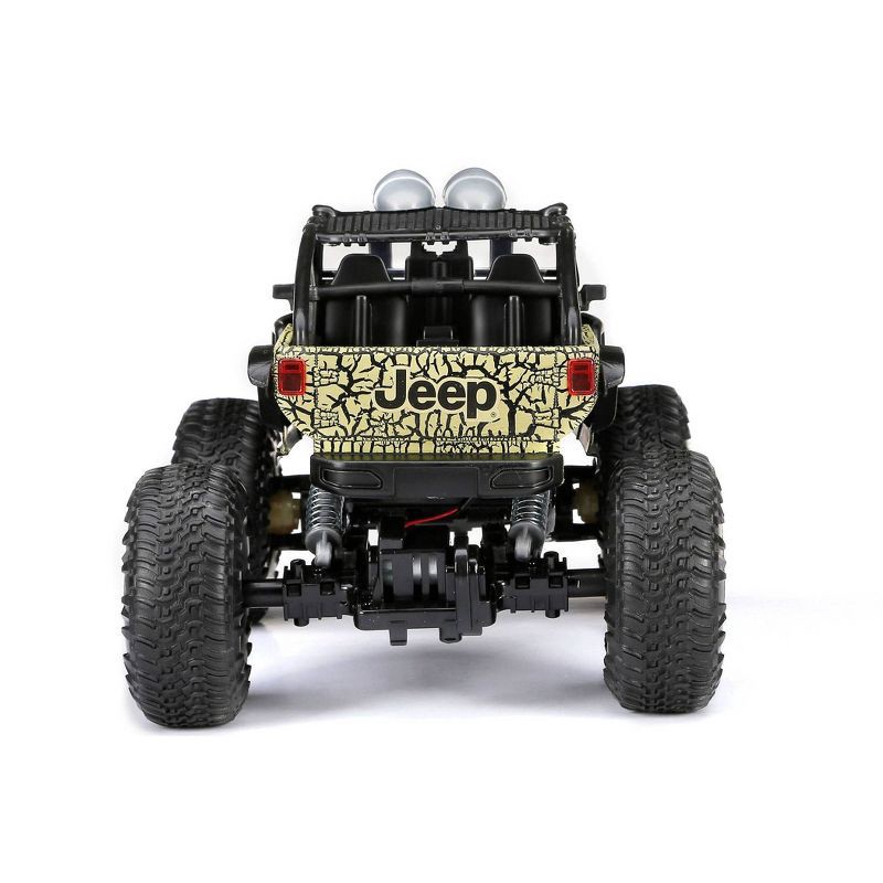 slide 9 of 11, New Bright RC Jeep Trailcat Rock Crawler - 1:14 Scale: Remote Control Truck with USB Rechargeable Battery, 1 ct