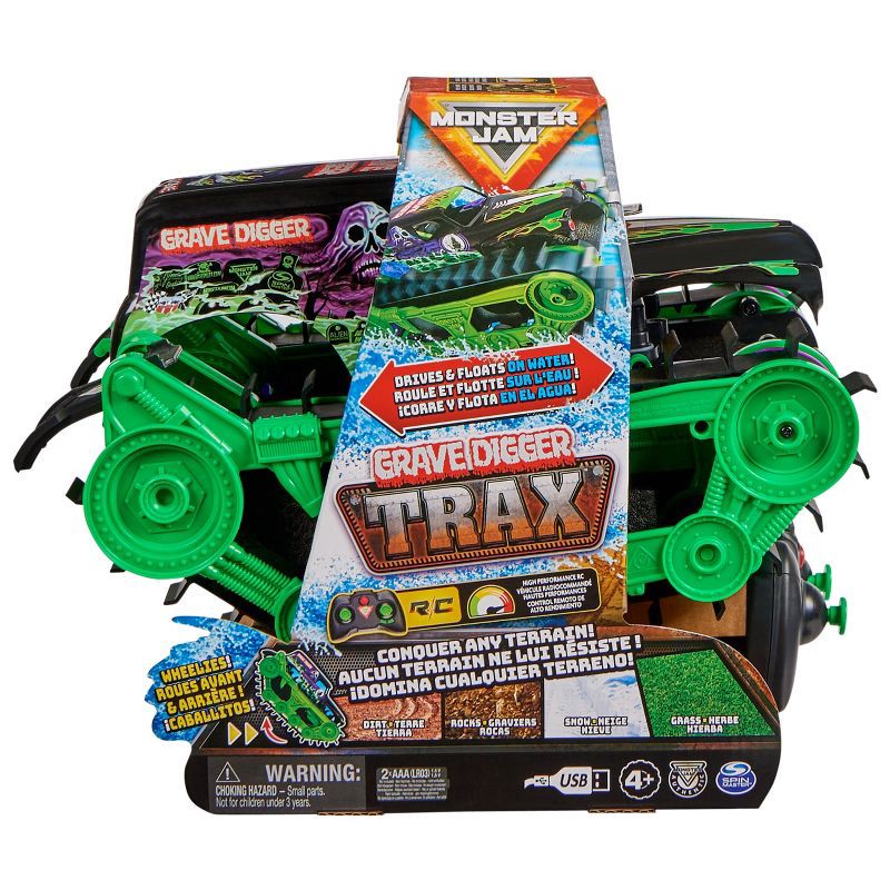 slide 2 of 8, Monster Jam Grave Digger Trax, 1 ct
