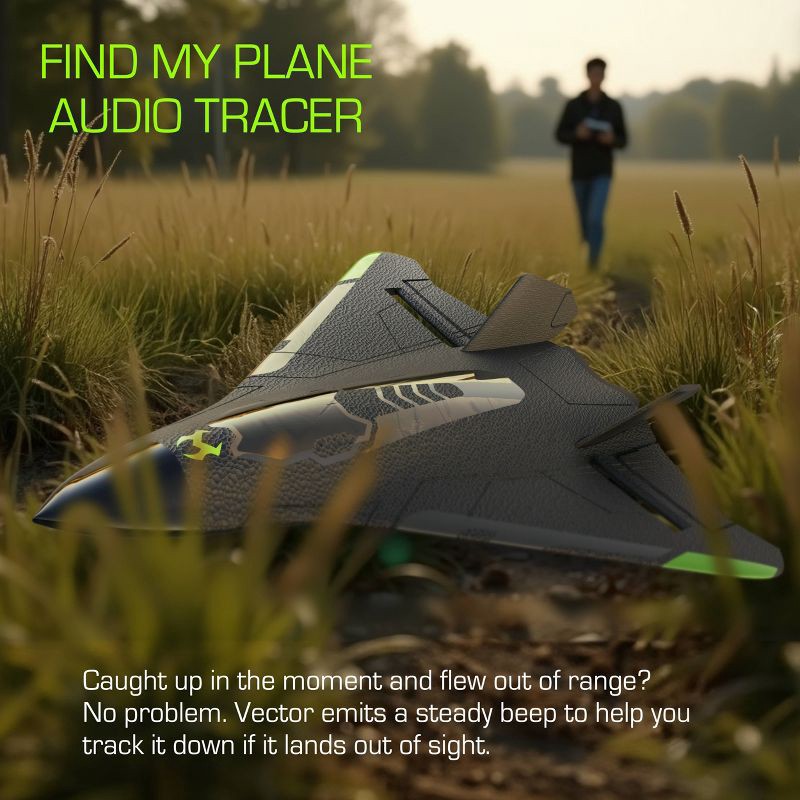 slide 6 of 7, Sky Viper Vector Performance Stunt Jet: Remote Controlled Outdoor Racing Drone for Beginners, 1 ct