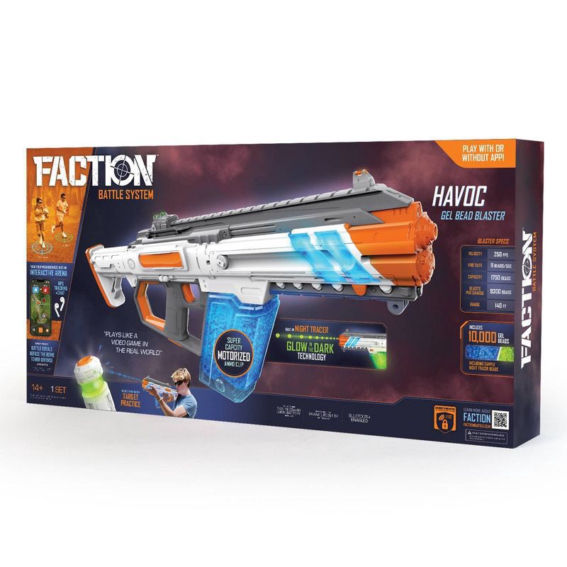 slide 10 of 11, Faction Havoc Gel Bead Blaster, 1 ct