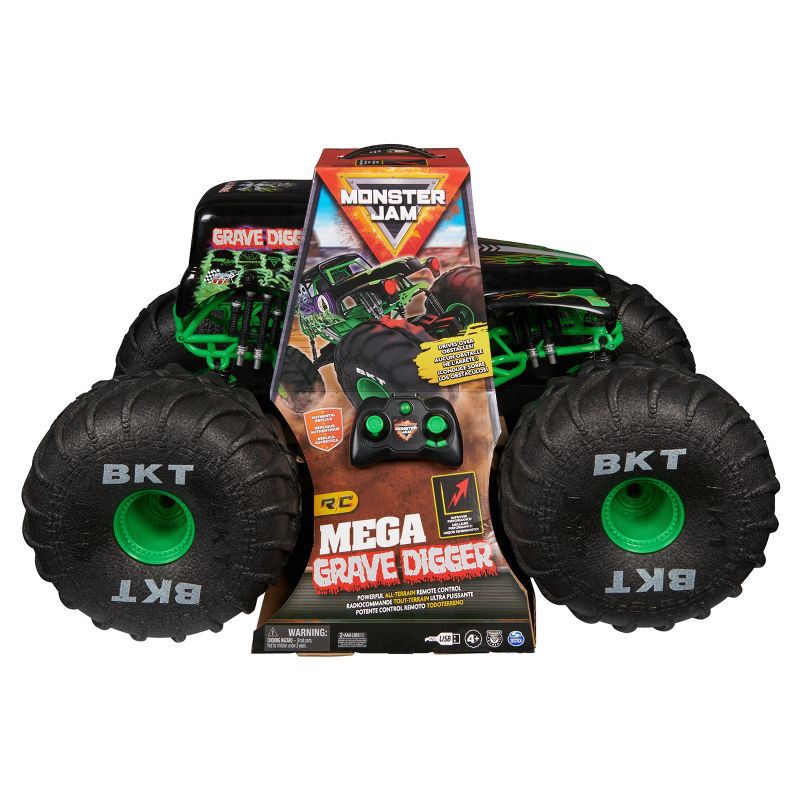 slide 2 of 10, Monster Jam MEGA Grave Digger Refresh, 1 ct