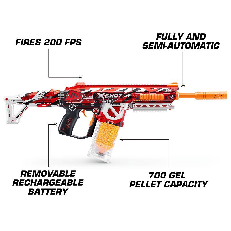 slide 4 of 12, XSHOT Hyper Gel Large Toy Gel Blaster by ZURU, 1 ct