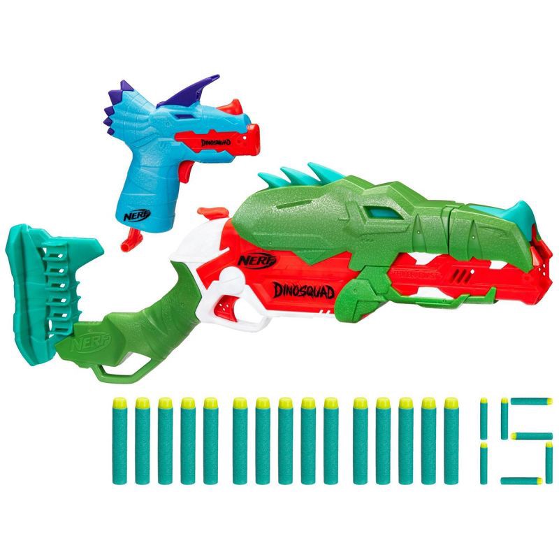 NERF TRICERA-BLAST - Dinosaur Gun! 