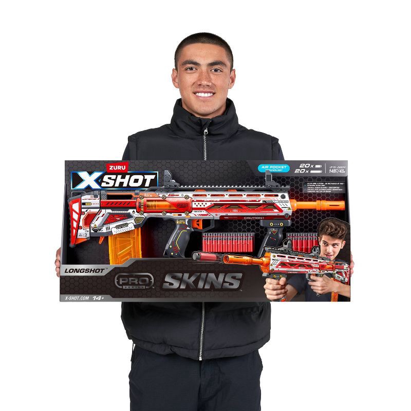 slide 9 of 10, XSHOT Pro Longshot Toy Dart Blaster (with 40 Darts) by ZURU, 1 ct