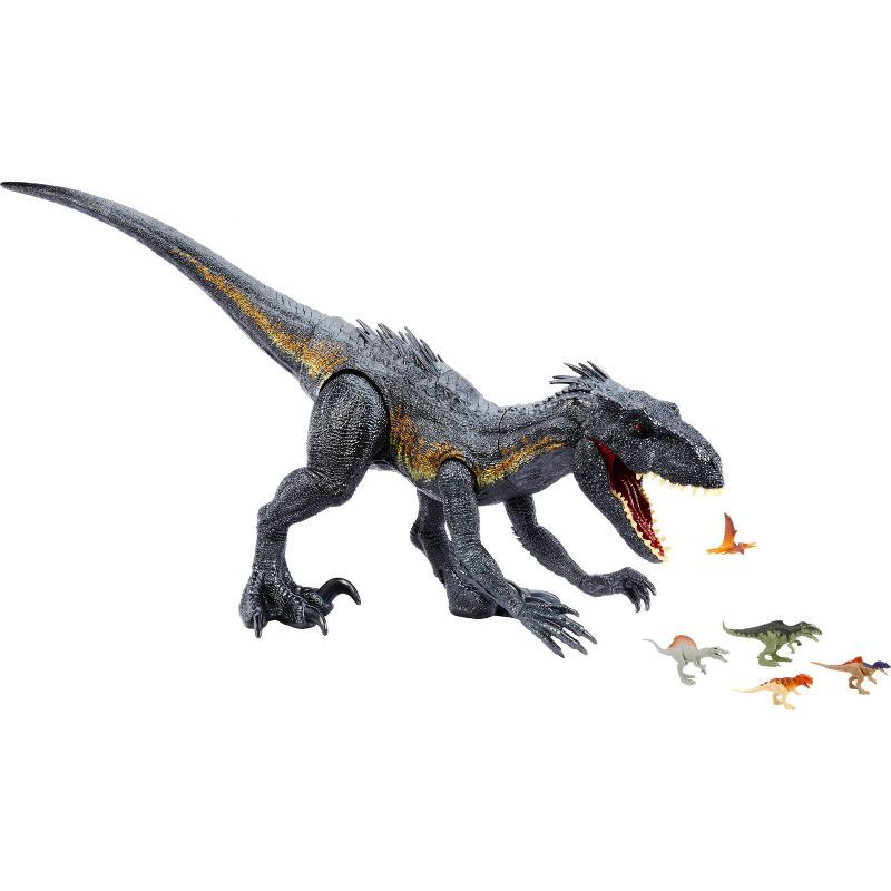 slide 4 of 6, Mattel Jurassic World Super Colossal Indoraptor Action Figure, 1 ct