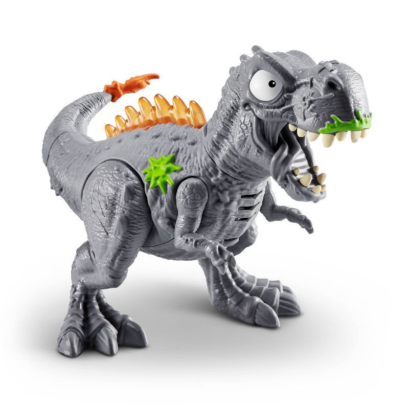 slide 4 of 6, Smashers Mega Jurassic Light-Up Dino Surprise Egg Mini Figure Set: Plastic Dinosaur Toys, Includes Rex & Accessory Pieces, 1 ct
