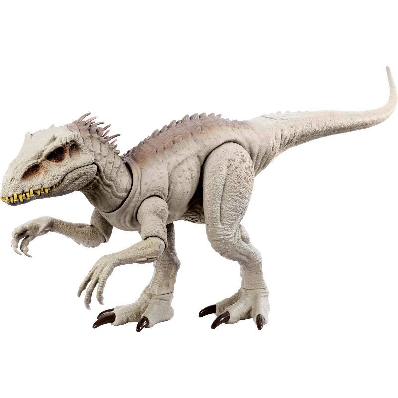 slide 1 of 10, Mattel Jurassic World Dino Trackers Camouflage 'N Battle Indominus Rex Action Figure, 1 ct