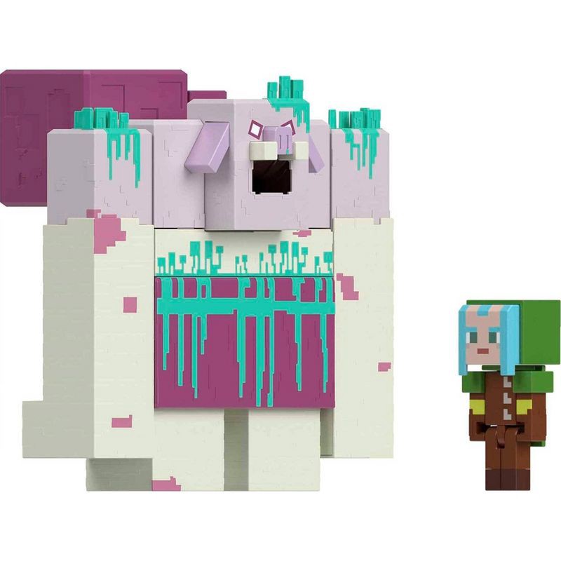 slide 1 of 6, Minecraft Legends The Devourer Action Figure Set with Slime, 1 ct