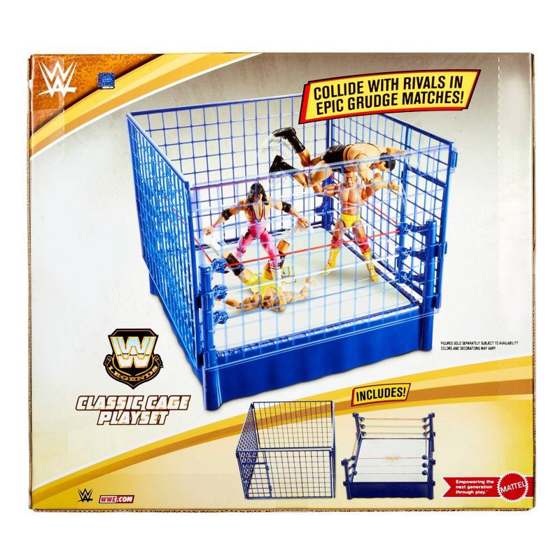slide 5 of 6, WWE Legends Classic Cage Action Figure Playset, 1 ct
