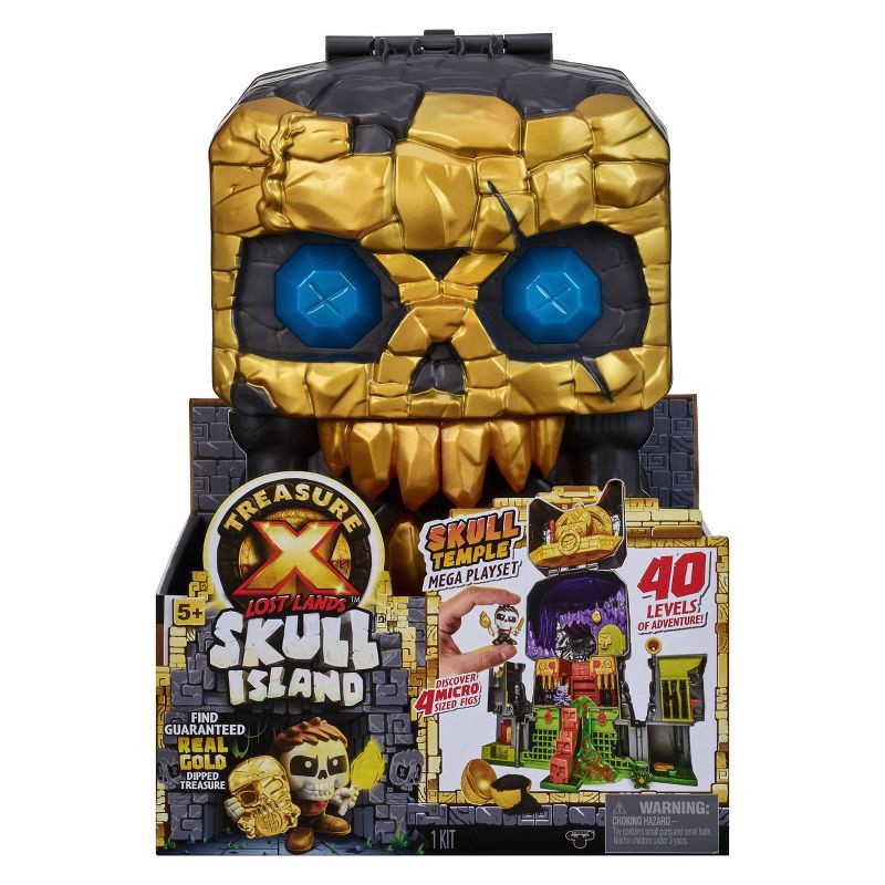 slide 14 of 17, Treasure X Lost Lands Skull Island Skull Temple Mega Playset, 1 ct