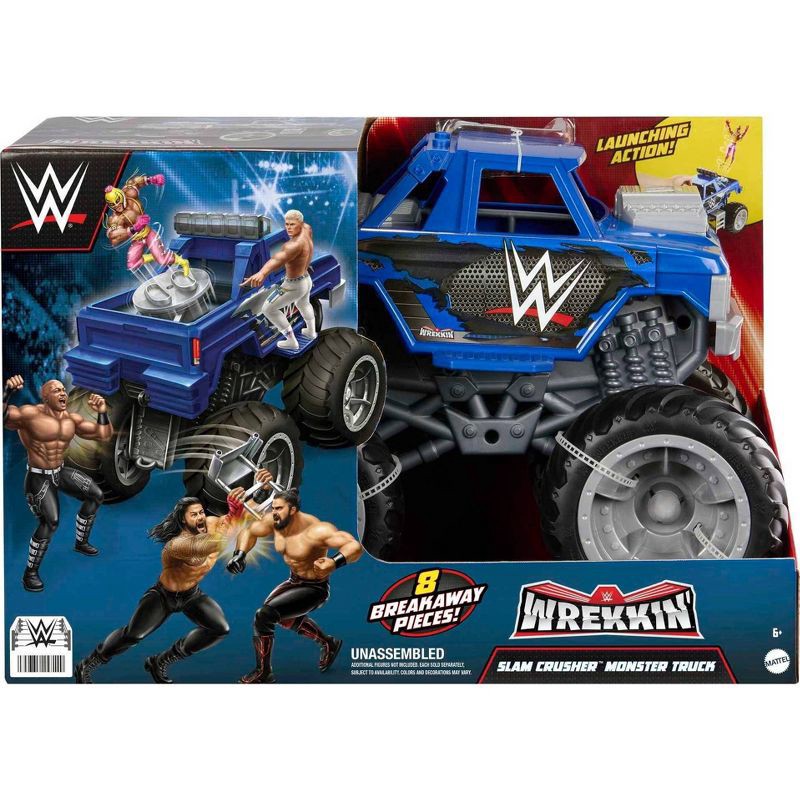 slide 4 of 6, WWE Wrekkin' Slam Crusher Monster Toy Truck, 1 ct