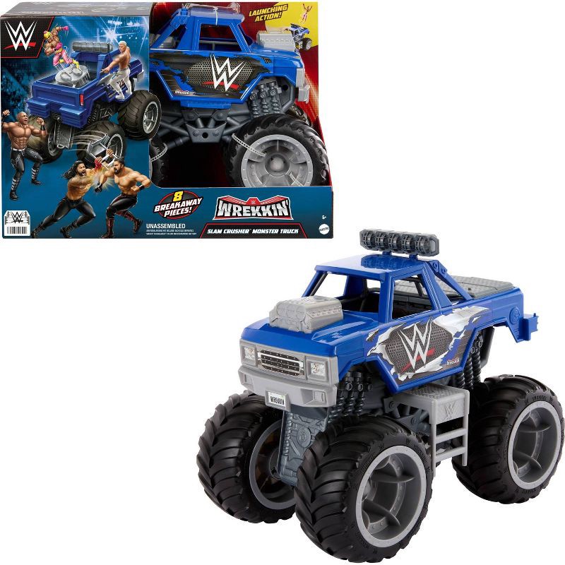 slide 2 of 6, WWE Wrekkin' Slam Crusher Monster Toy Truck, 1 ct