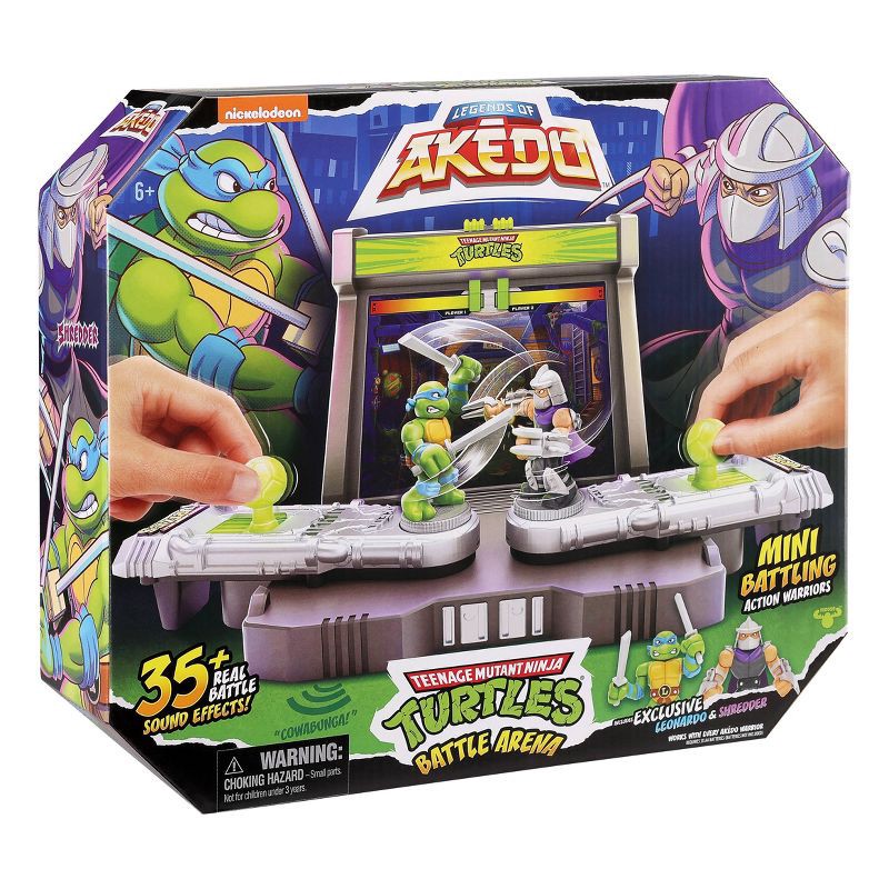 slide 7 of 11, Akedo Teenage Mutant Ninja Turtles Battle Arena Playset with Mini Figures, 1 ct