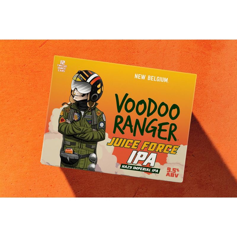 slide 3 of 9, New Belgium Voodoo Ranger Juice Force IPA Beer - 12pk/12 fl oz Cans, 12 ct; 12 fl oz