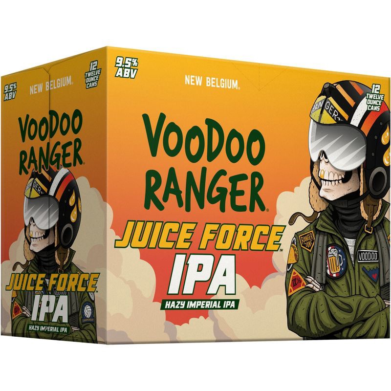 slide 9 of 11, New Belgium Voodoo Ranger Juice Force IPA Beer - 12pk/12 fl oz Cans, 12 ct; 12 fl oz