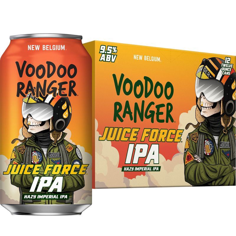 slide 1 of 11, New Belgium Voodoo Ranger Juice Force IPA Beer - 12pk/12 fl oz Cans, 12 ct; 12 fl oz