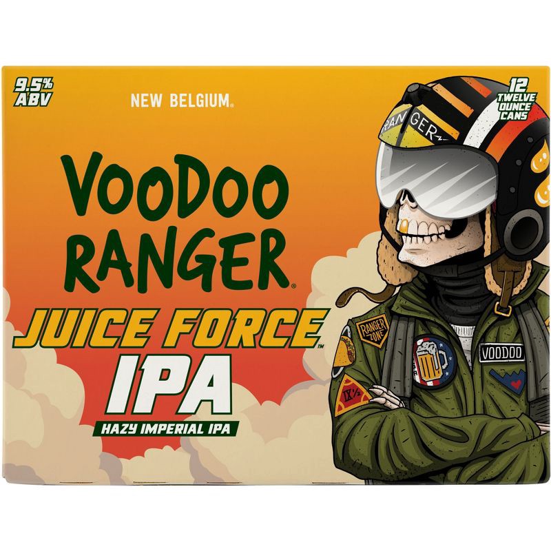 slide 11 of 11, New Belgium Voodoo Ranger Juice Force IPA Beer - 12pk/12 fl oz Cans, 12 ct; 12 fl oz