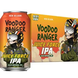 New Belgium Voodoo Ranger Juice Force IPA Beer - 12pk/12 fl oz Cans
