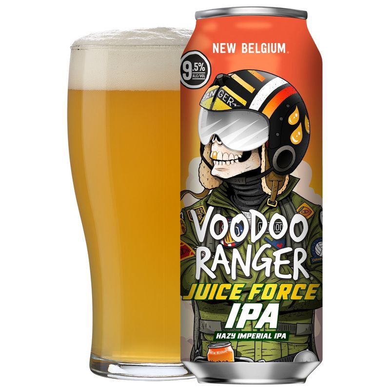 slide 2 of 10, New Belgium Voodoo Ranger Juice Force IPA Beer - 19.2oz Can, 19.2 oz