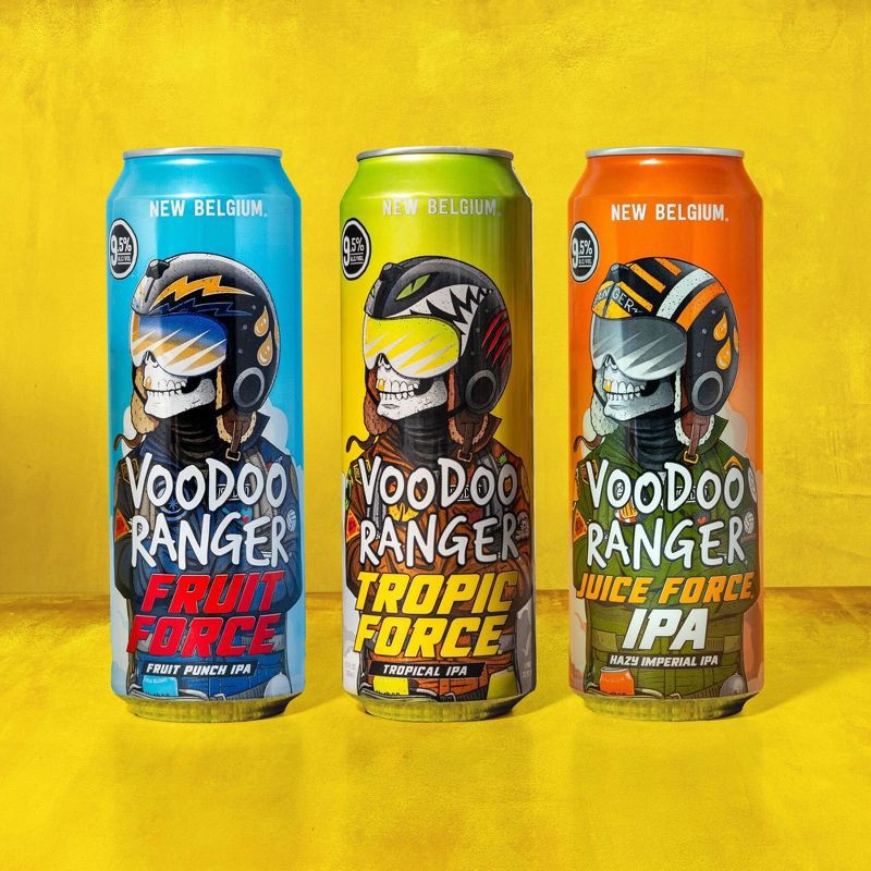 slide 5 of 10, New Belgium Voodoo Ranger Juice Force IPA Beer - 19.2oz Can, 19.2 oz