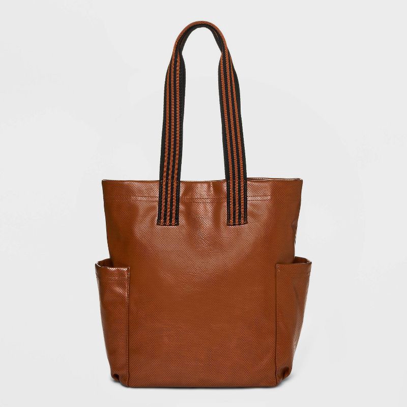 slide 1 of 5, Campus Tote Handbag - Universal Thread Brown, 1 ct