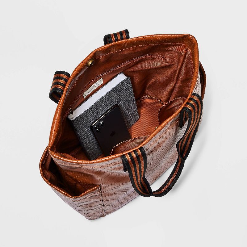 slide 2 of 5, Campus Tote Handbag - Universal Thread Brown, 1 ct