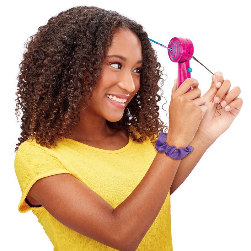 slide 6 of 7, My Look 3 in 1 Deluxe Braid, Bead & Twist Styler: Craft Kit with Plastic Components, Stickers & Elastic Cord, 1 ct